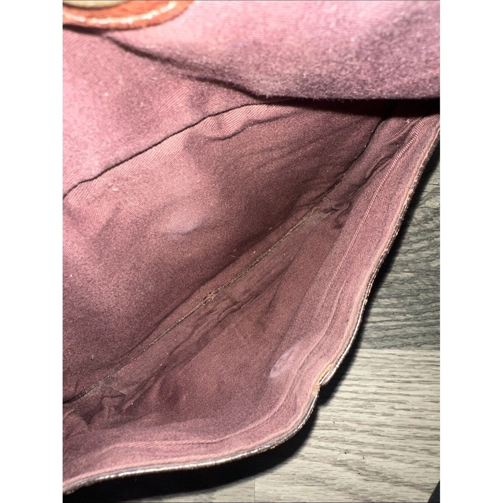 Fossil‎ vintage Leather Shoulder Bag brown with dust bag - Picture 13 of 16